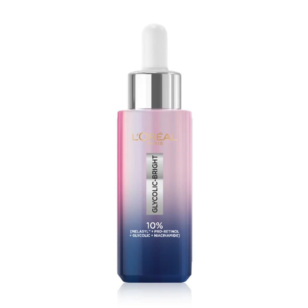 Serum đêm Glycolic-Bright Moon Serum 10% [Melasyl+Pro Retinol + Glycolic +Niacinamide] da sáng mịn và giảm thâm nám