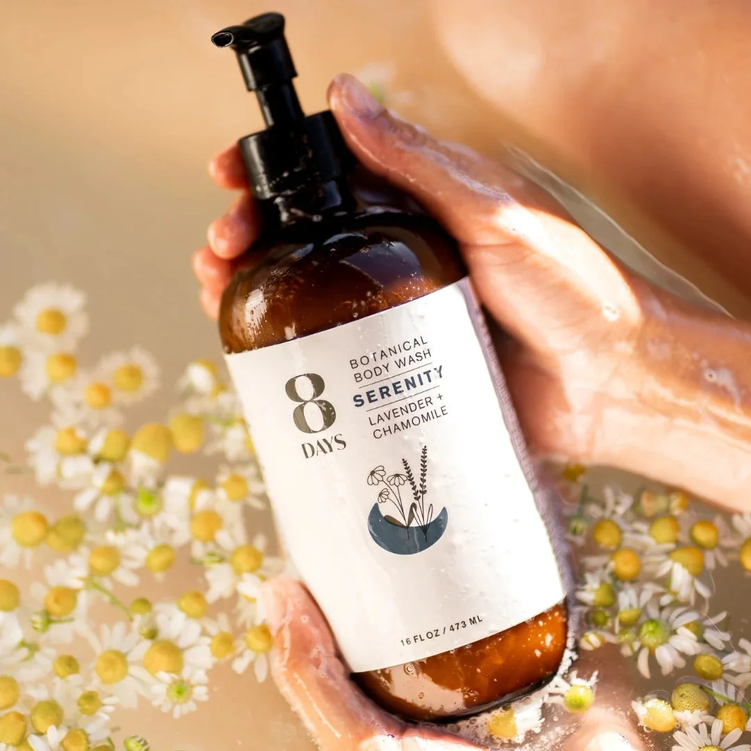 8 days botanicals Serenity Botanical Body Wash