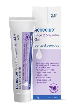 Sản phẩm đặc trị Acnecide Face Gel Spot Treatment With 2.5% Benzoyl Peroxide