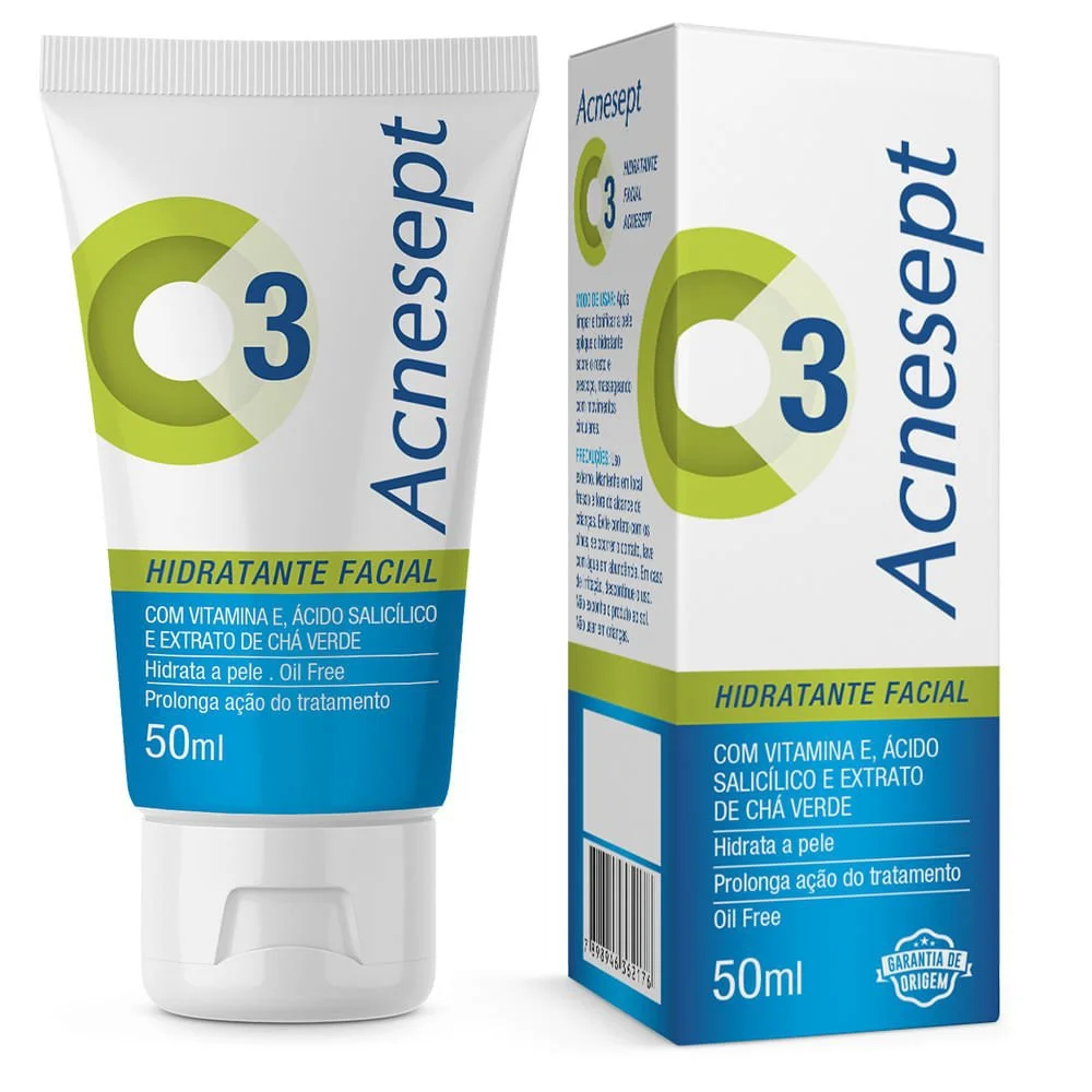 Kem dưỡng ngừa mụn Acnesept Hidratante Facial Anti Acne