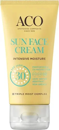ACO Sun Face Cream SPF50+ Oparfymerad