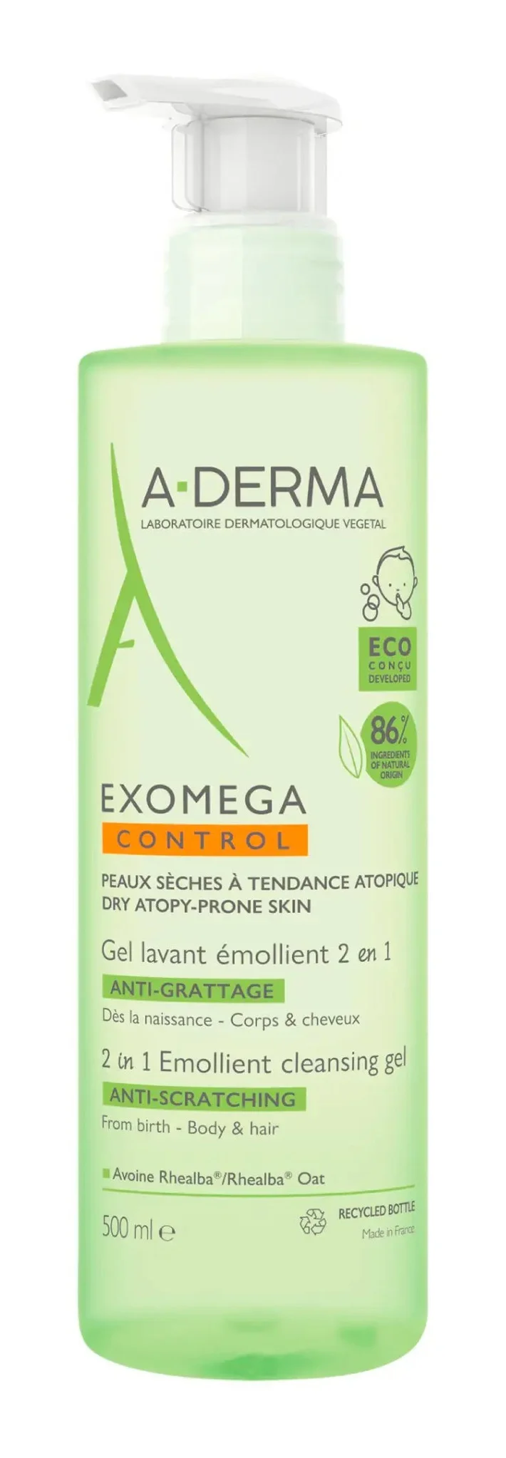 ADERMA Exomega Control Wash Gel