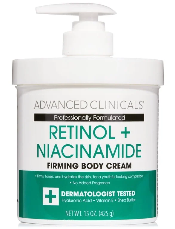 Advanced Clinicals Retinol Niacinamide Body Cream