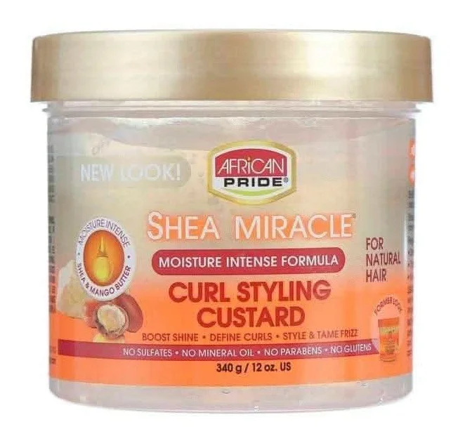 African Pride Shea Miracle Moisture Intense Curl Styling Custard