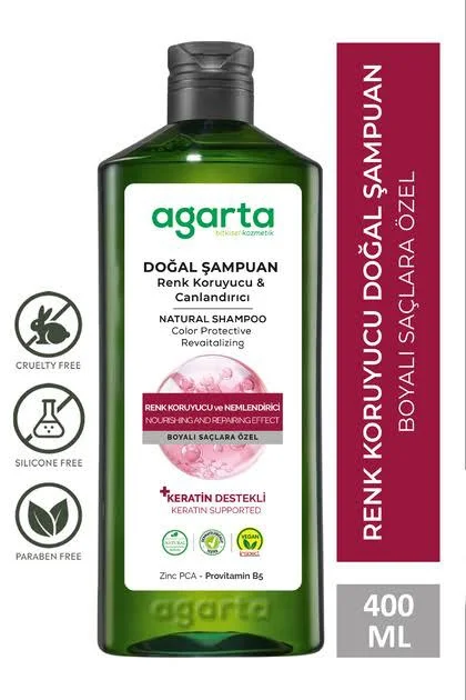 Agarta Renk Koruyucu Ve Canlandırıcı Şampuan 400ml (Color Protecting And Revitalizing Shampoo 400ml)