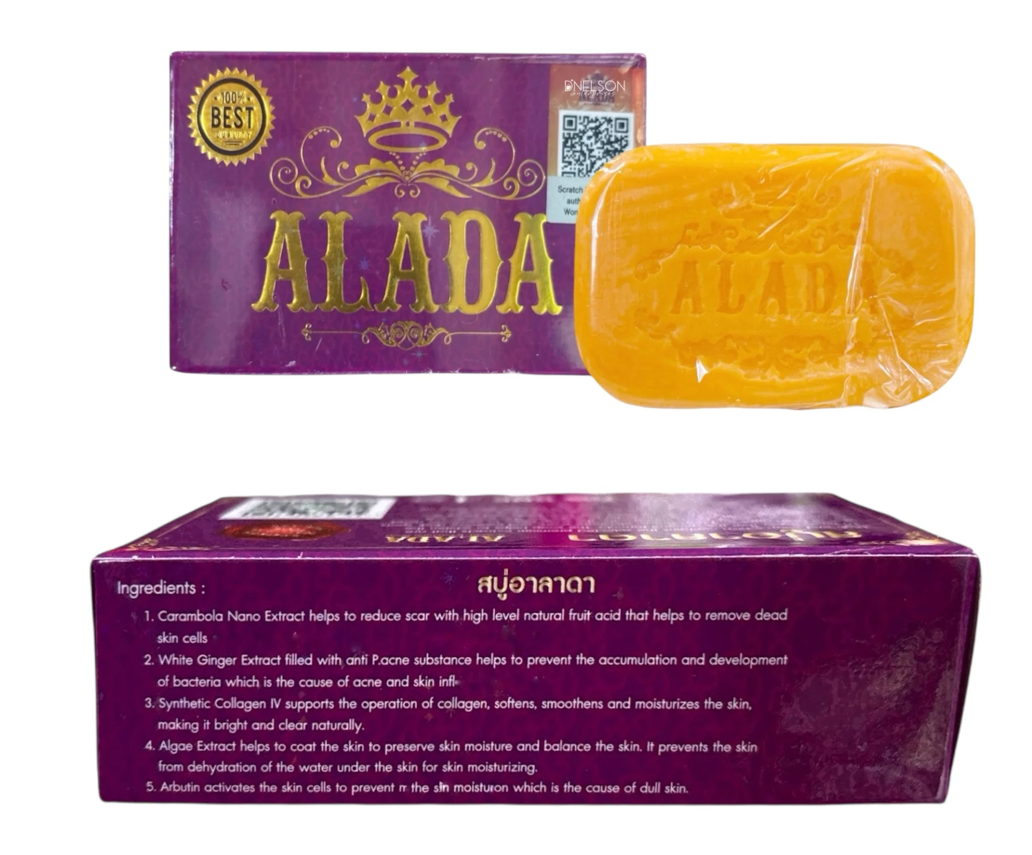 Alada Premium Skin Nourishing Bar With Carambola & Algae