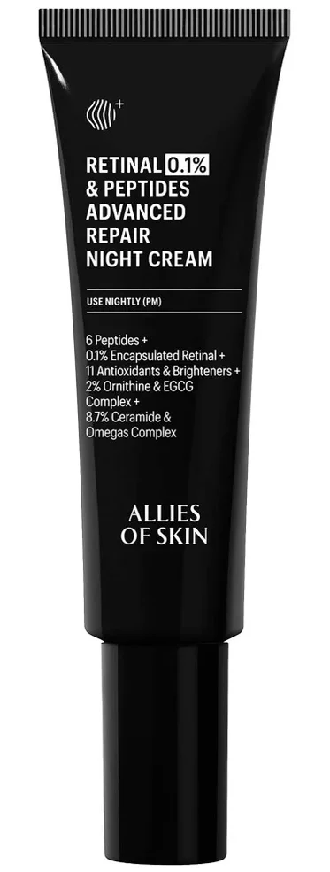 Allies of Skin Retinal 0.1% & Peptides Advanced Repair Night Cream