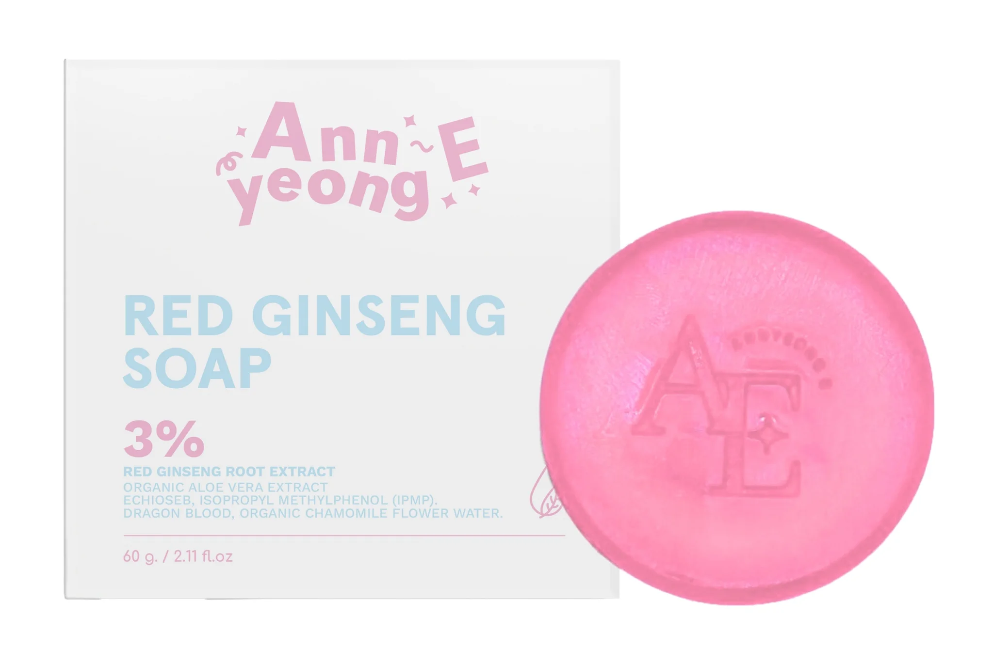 Annyeong E Red Ginseng Soap สบู่โสมแดง