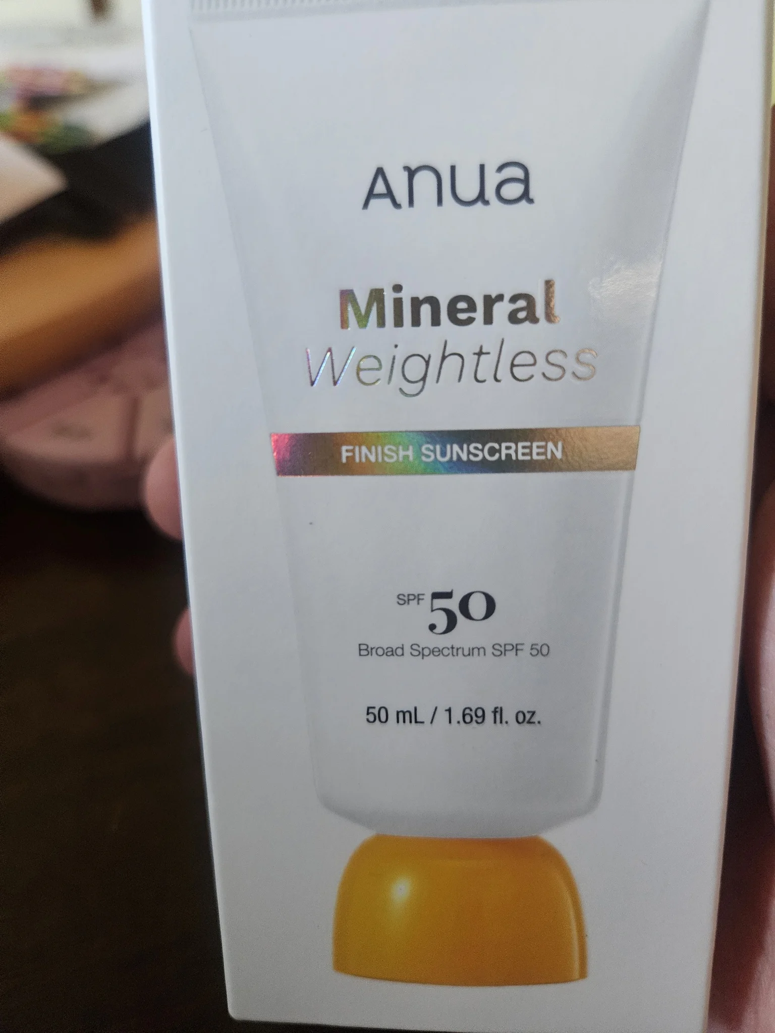 Anua Mineral Weightless Finish Sunscreen SPF 50