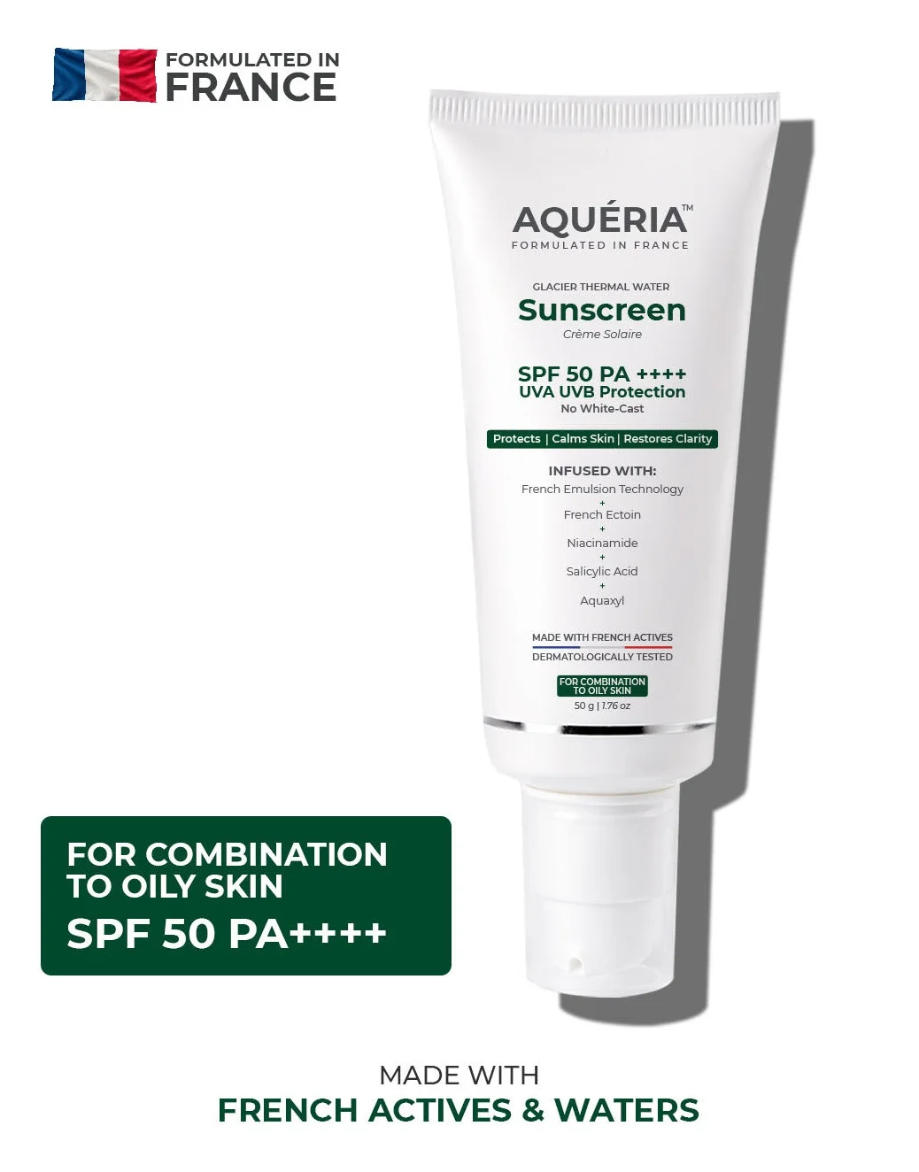 Kem chống nắng Aqueria Oil-control French Gel Sunscreen SPF 50 Pa++++