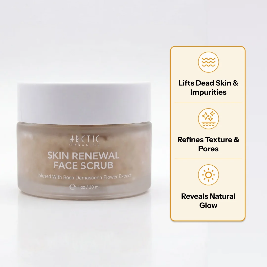 Tẩy da chết Arctic Organics Daily Skin Renewal Face Scrub