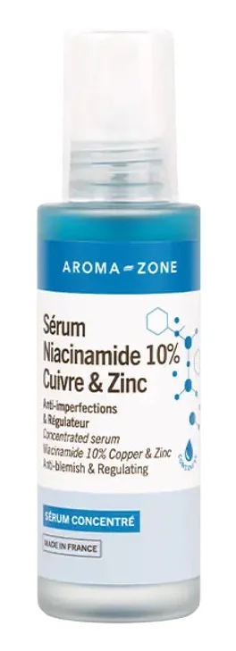 Tinh chất Aroma Zone Concentrated Serum Niacinamide 10% Copper & Zinc