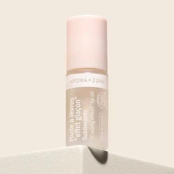 Aroma Zone Huile À Lèvres Soin Transparente "effet Glaçon"