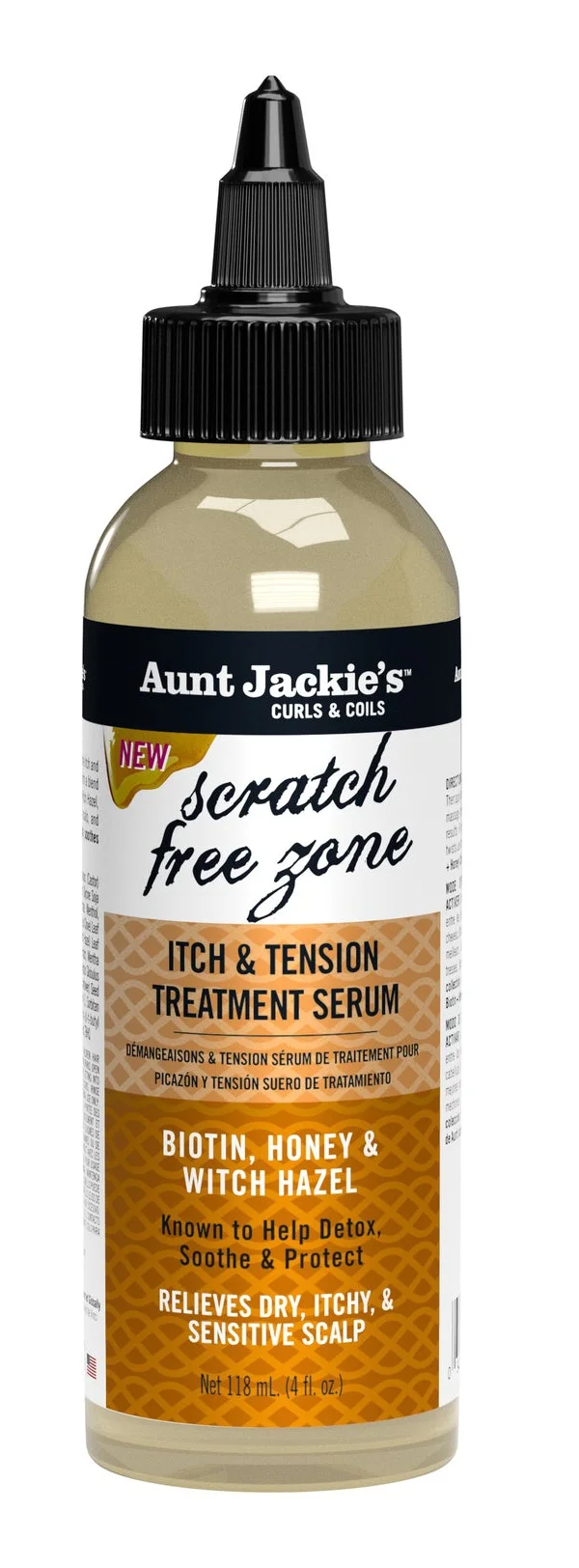 Tinh chất phục hồi Aunt Jackie's Scratch Free Zone Itch & Tension Treatment Serum
