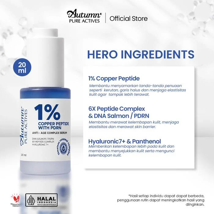 Autumn 1% Copper Peptide With Pdrn Anti-age Complex Serum