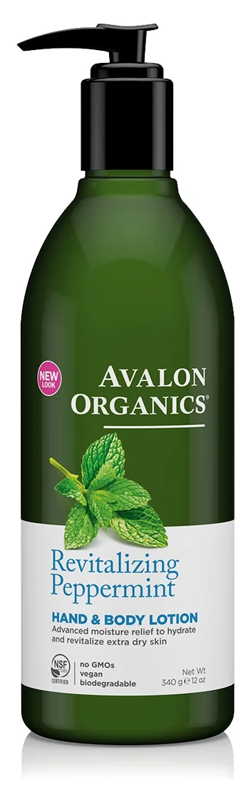 Sữa dưỡng thể Avalon Organics Hand & Body Lotion Revitalizing Peppermint
