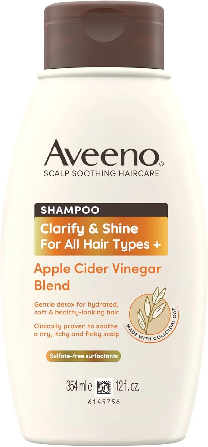 Dầu gội Aveeno Apple Cider Vinegar Clarifying Shampoo For Dull Hair