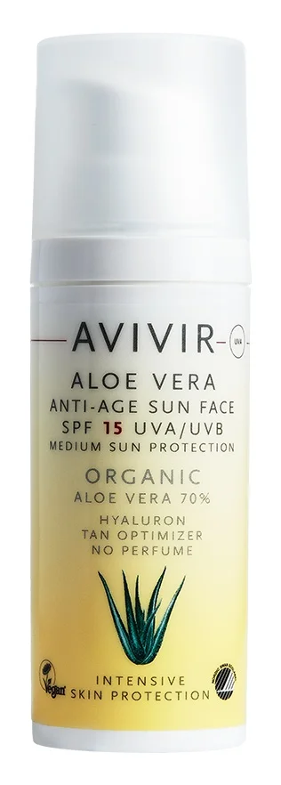Avivir Aloe Vera Anti-age Sun Face SPF 15