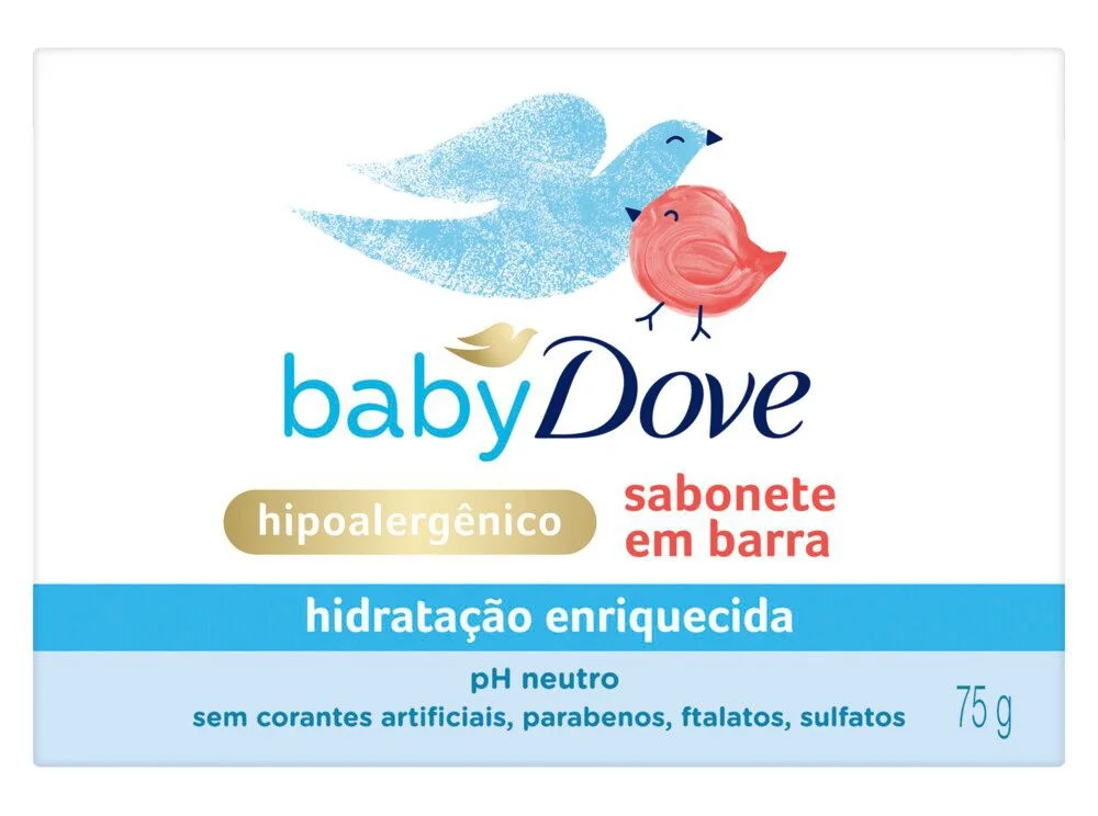 Baby Dove Sabonete Em Barra Hidratação Enriquecida