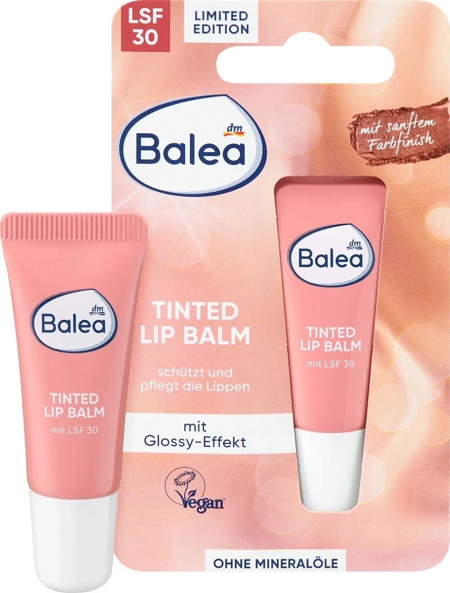 Son dưỡng Balea Tinted Lip Balm LSF 30