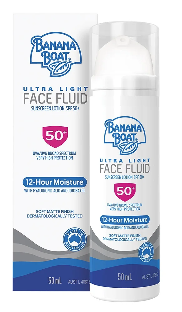 Kem chống nắng Banana Boat Ultra Light Face Fluid SPF 50+