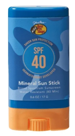Bass Pro Shops Mineral Sun Stick Sunscreen Broad Spec SPF 40