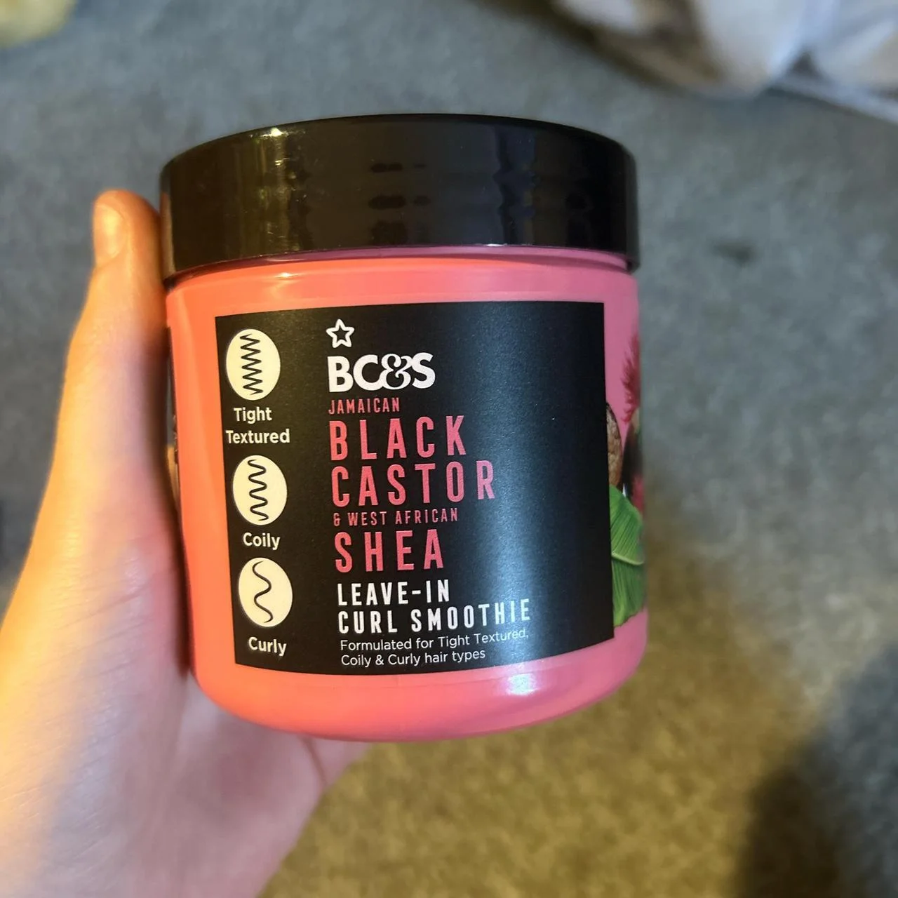 BC&S Jamaican Black Castor & West African Shea Leave-in Curl Smoothie