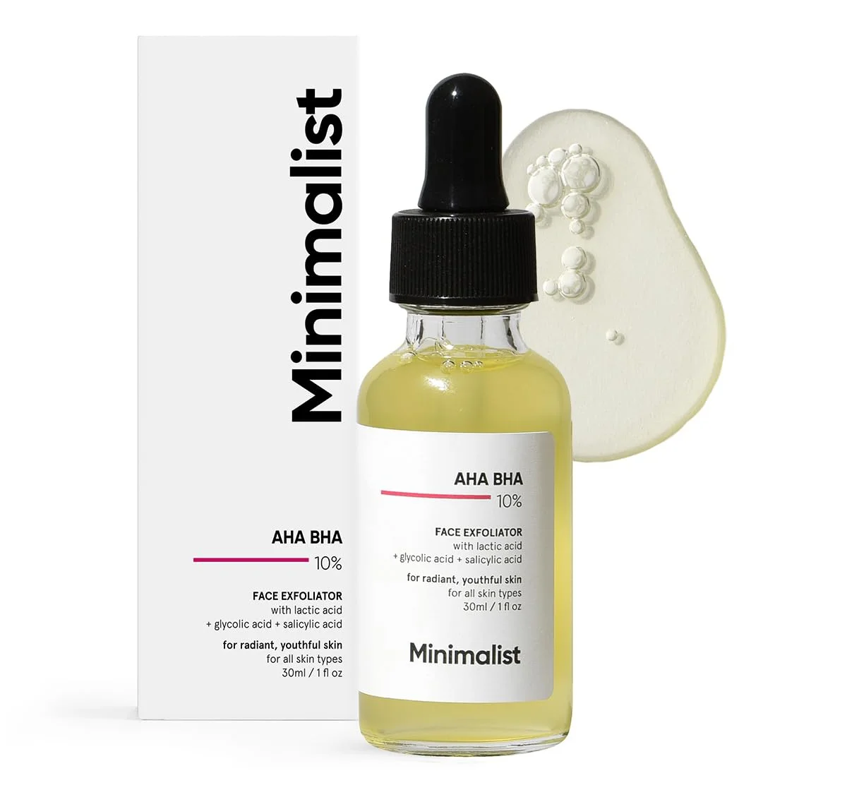 Tinh chất Be Minimalist Minimalist 10% AHA BHA Exfoliating Serum