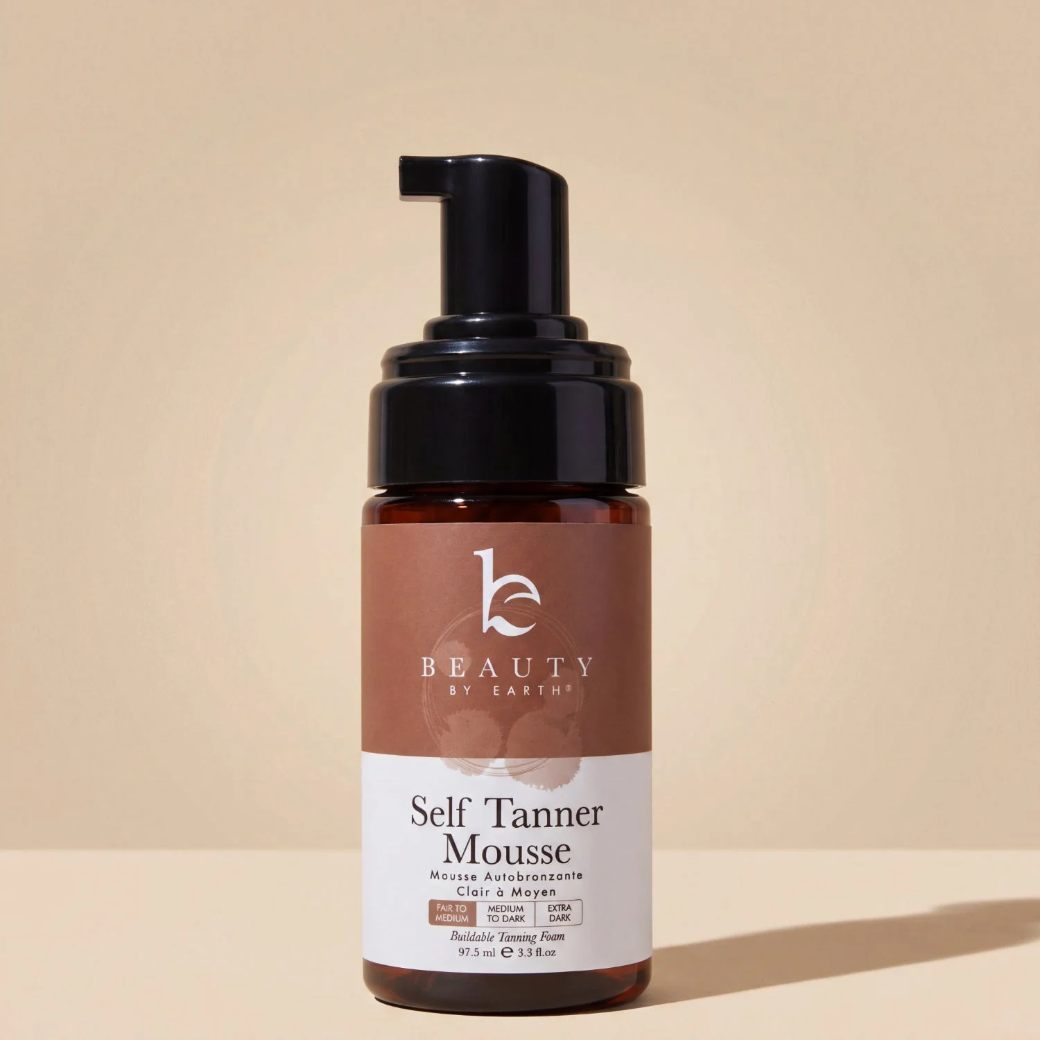 Beauty by earth Self Tanner Mousse - Fair To Medium & Medium To Dark