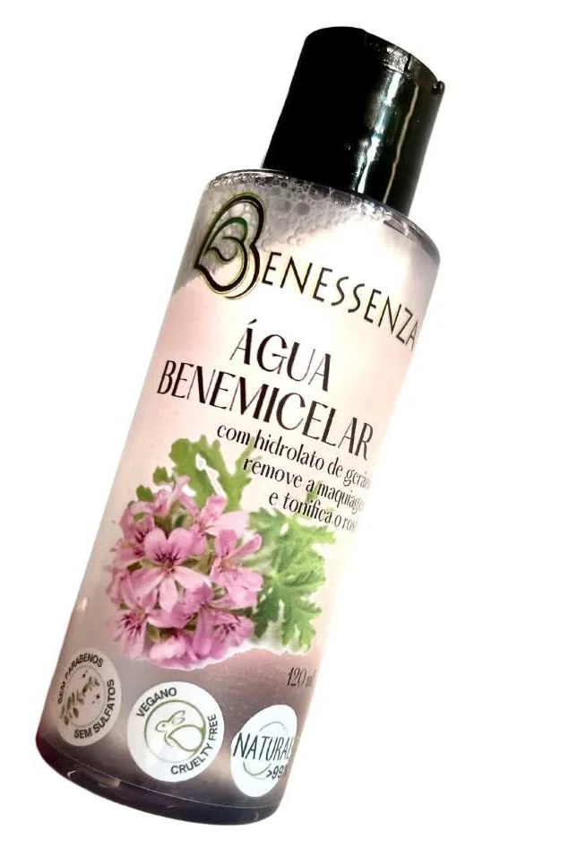 Benessenza Água Micelar Com Hidrolato De Gerânio