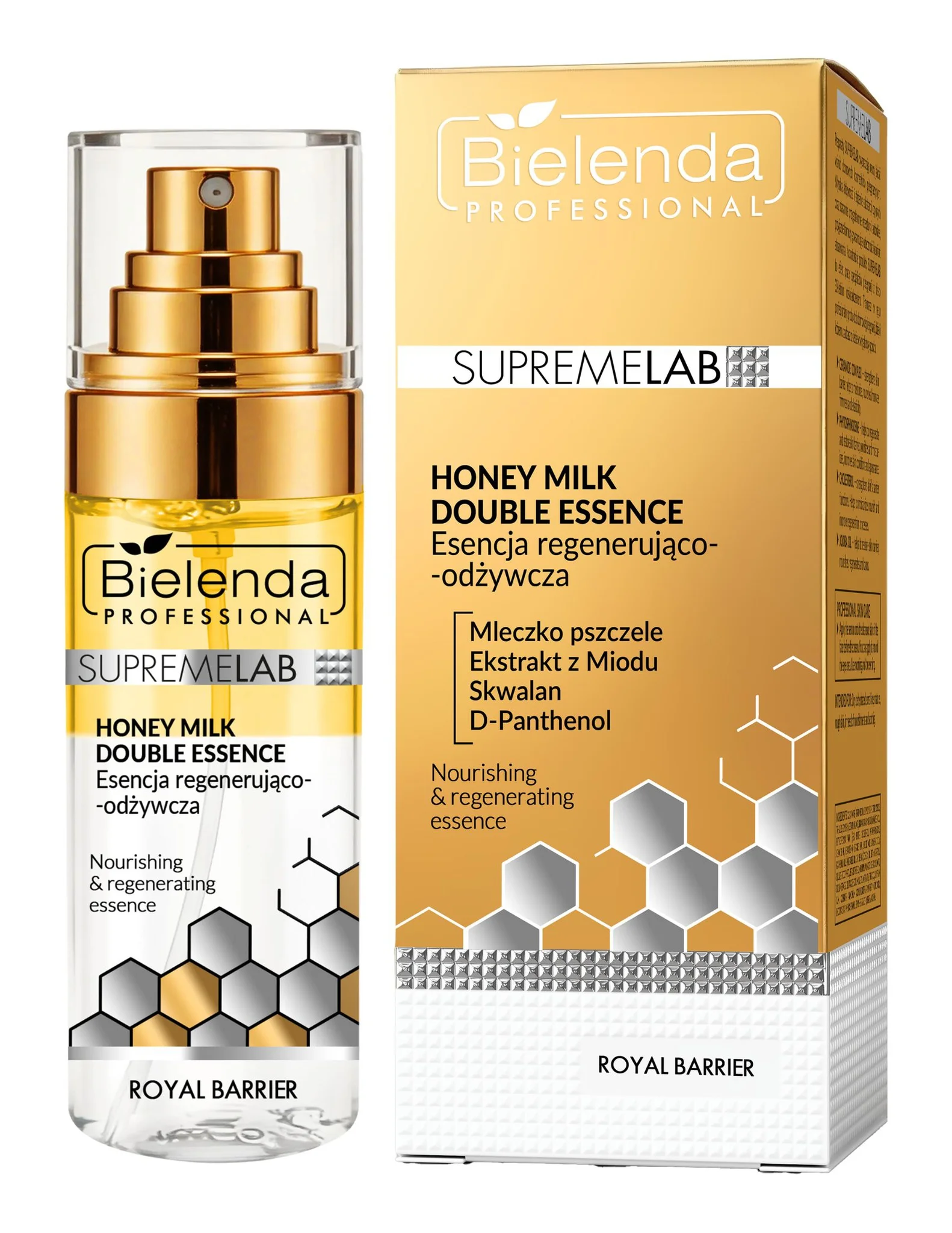 Tinh chất Bielenda Professional Royal Barrier Honey Milk Double Essence Nourishing & Regenerating Essence