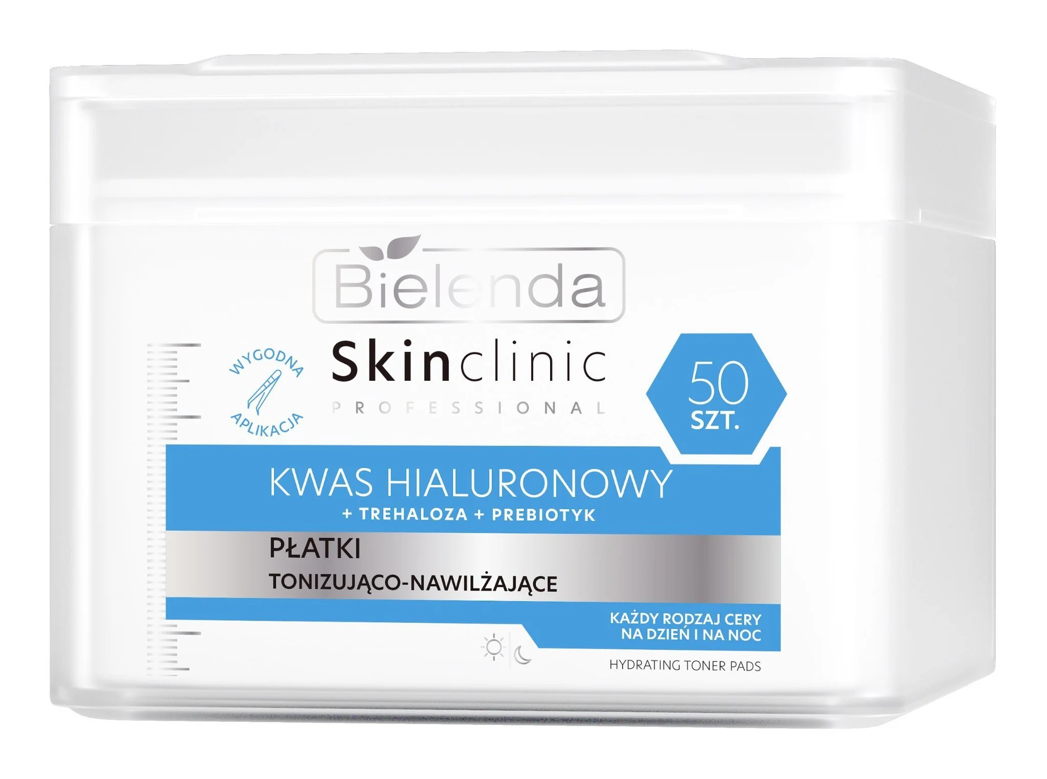 Dưỡng ẩm Bielenda Skin Clinic Professional Hyaluronic Acid Hydrating Toner Pads