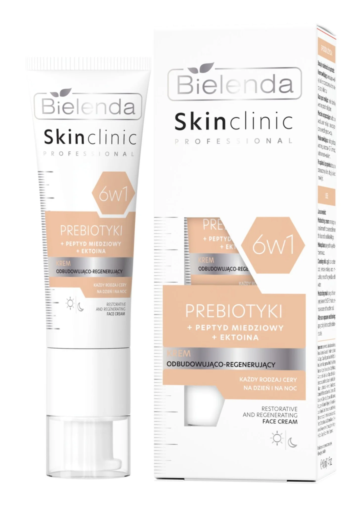 Bielenda Skin Clinic Professional Prebiotic 6in1 Restorative And Regenerating Face Cream