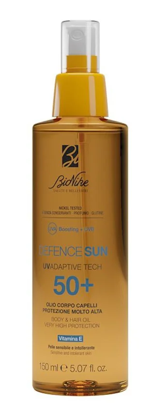 Xịt chống nắng Bionike Defence Sun Olio Spray Protettivo SPF50+ 150ml Per Corpo E Capelli