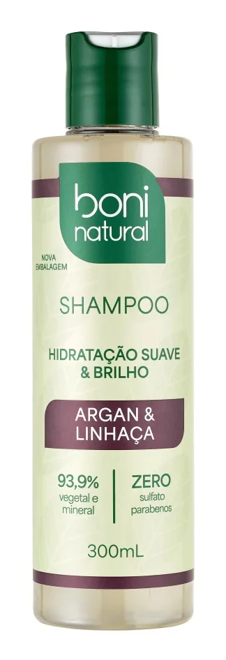 Dầu gội Boni Natural Shampoo Argan E Linhaça