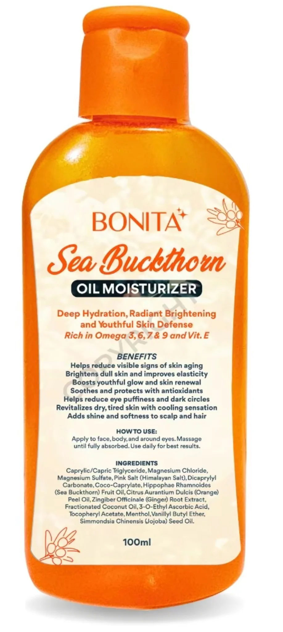 Bonita Sea Buckthorn Oil Moisturizer