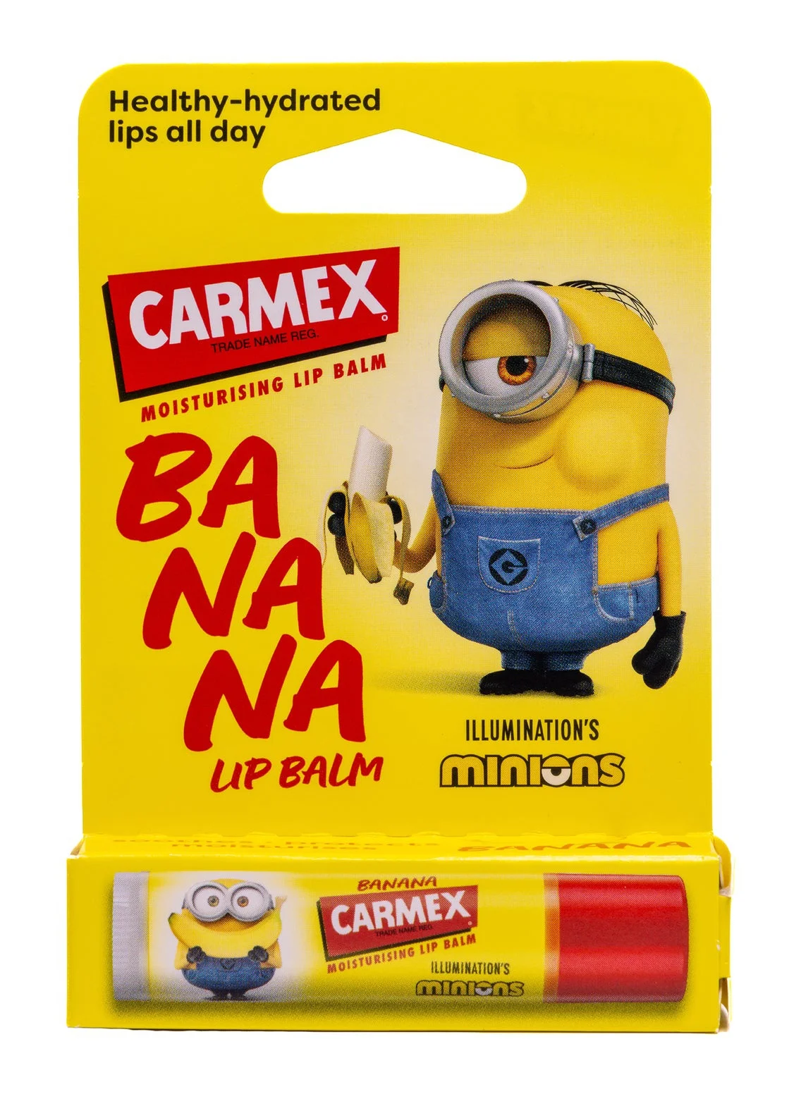 Carmex Minions Banana Flavour Lip Balm Stick