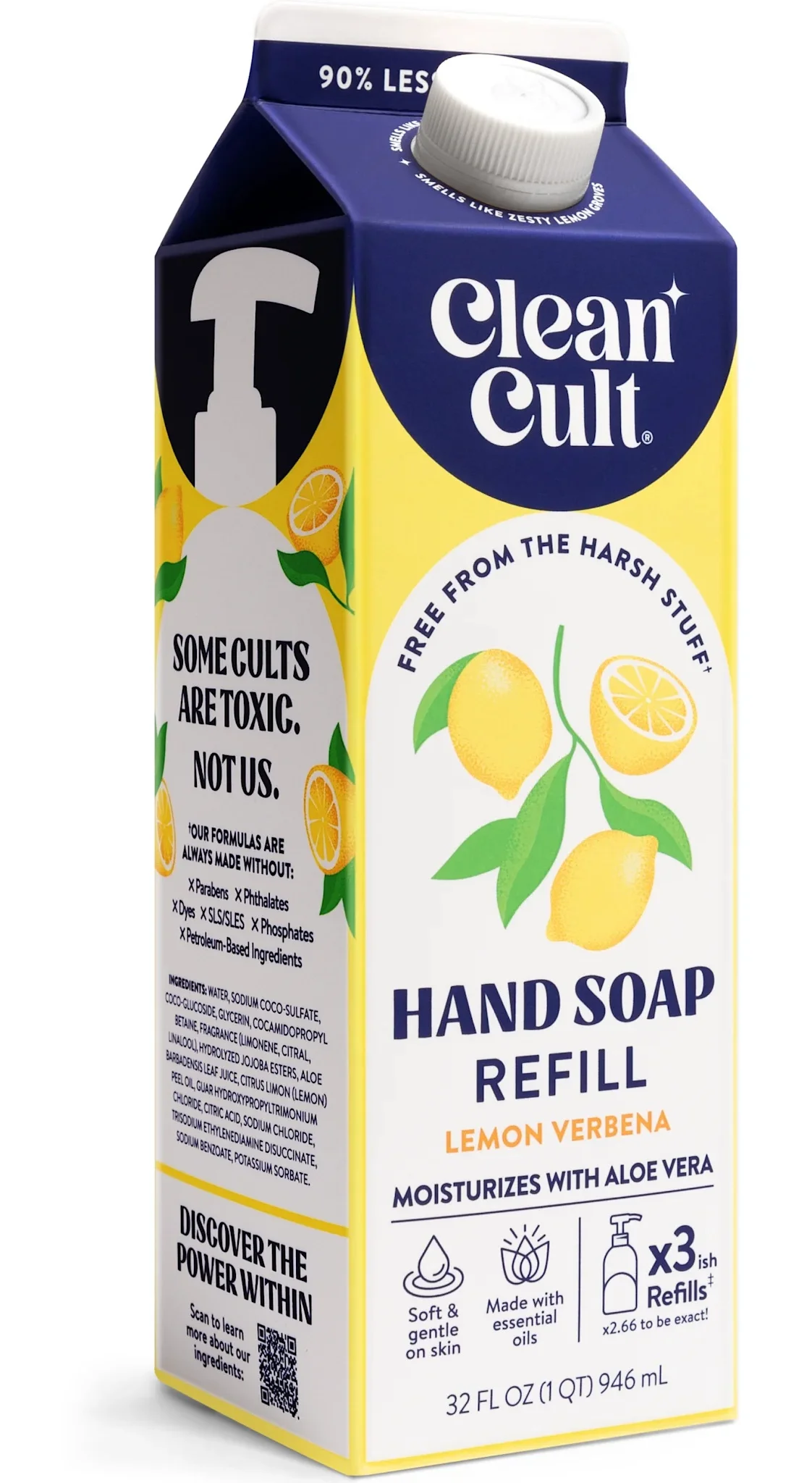 Clean cult hand soap Lemon Verbena