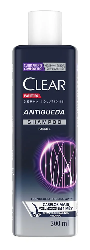 Clear Shampoo Antiqueda Clear Men Derma Solutions