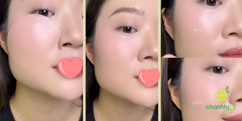 3CE Blur Veil Powder thực tế