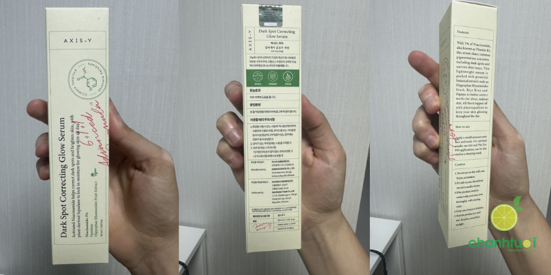 axis-y dark spot correcting glow serum nơi mua