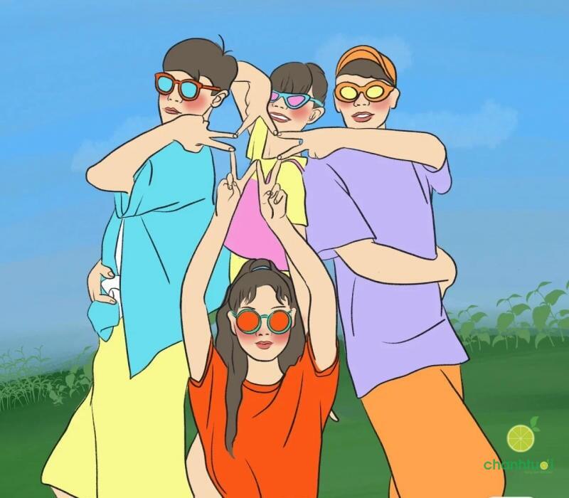 biet danh cho nhom ban than