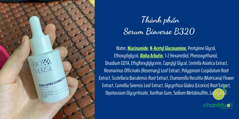 bioverse B320 thành phần