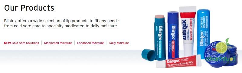 blistex medicated lip balm có mấy loại