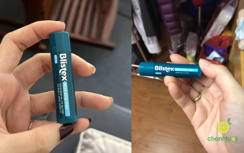 blistex medicated lip balm thiết kế