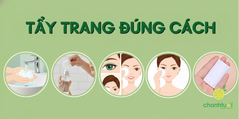 cách dùng nước tẩy trang đúng