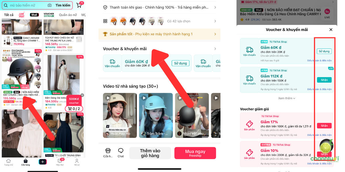 cách lấy mã giảm giá tiktok 3