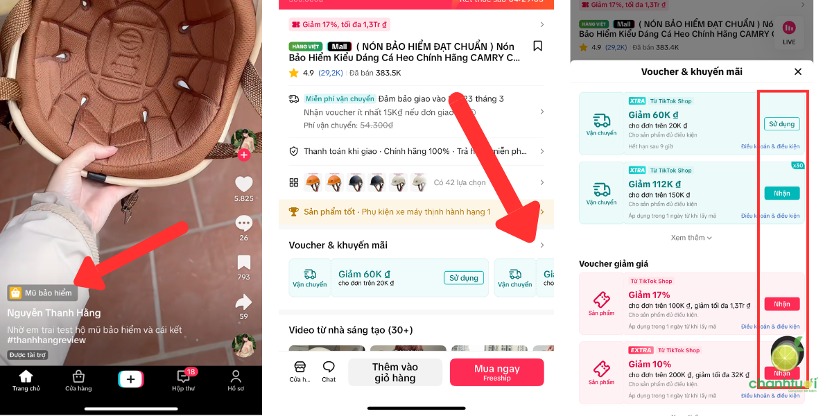 cách lấy mã giảm giá tiktok 4