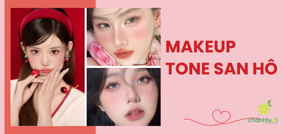 Xu hướng makeup tone san hô 2025: trẻ trung, cuốn hút, dễ áp dụng