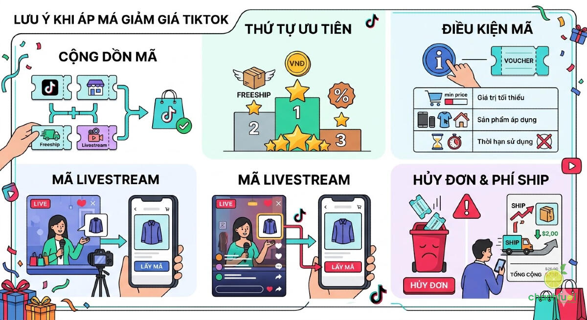 cách nhập mã giảm giá tiktok 1